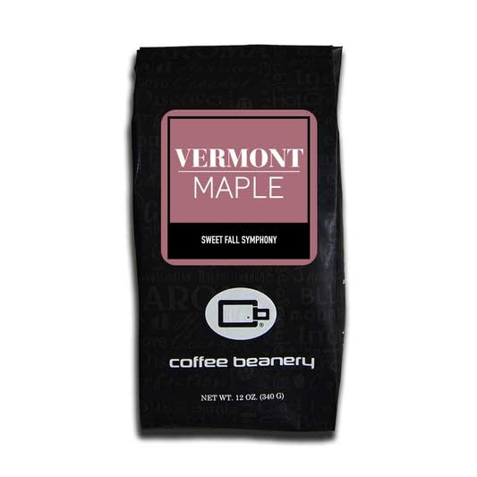 Maple Syrup Flavored Coffee, Specialty Arabica Coffee, Medium Roast, 12 ounce, Whole Bean