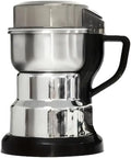 Electric Coffee Grinder with 304 Stainless Steel, 3D Grinding, One Touch Operation for Espresso Beans, Herbs, Spices, Grains, Salt, Pepper (Silver)