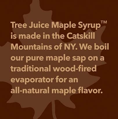 Tree Juice 100% Pure Grade A Maple Syrup | All Natural, Non GMO, Vegan, Gluten Free, Vegetarian, Paleo | 16 Ounce Bottle