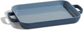 Our Place Mini Griddle Pan - 2 Quart Nonstick Ceramic Sheet Pan & Stovetop Griddle with Handles | Toxin-Free Cast Aluminum | Oven Safe up to 450°F | Blue Salt
