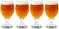 Vikko Beer Glass, Set of 4 Belgian Style Beer Glasses, Large Size 13.5 Ounce, Dishwasher Safe Durable Drinking Glass for Craft Brews, Beer or Water