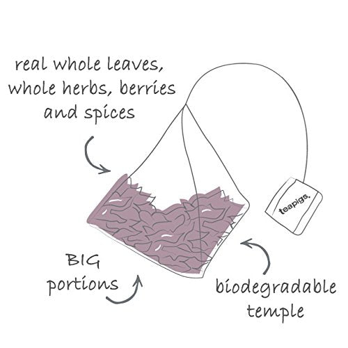 Teapigs Super Fruit Tea Made With Whole Fruit (6 Packs of 15 Tea Bags)