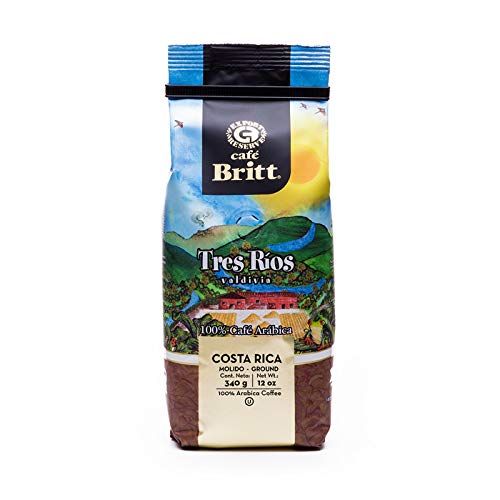 Café Britt® - Costa Rican Origins Coffee Bundle (12 oz.) (3-Pack) (From: Tarrazú, Tres Ríos & Poás) - Ground, Arabica, Kosher, Gluten Free, Gourmet & Medium Light & Dark Roast