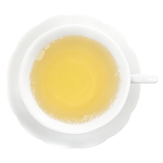 White Tea Loose Leaf Tea Pouches - 4oz | Premium Pai Mu Tan Tea with Amber Brew Jammy Malty Flavor | Delicate Sun-Dried Leaves for Smooth Refreshing Hot