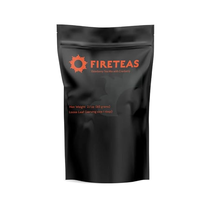FIRE TEAS Saw Palmetto & Elder Berry Tea -