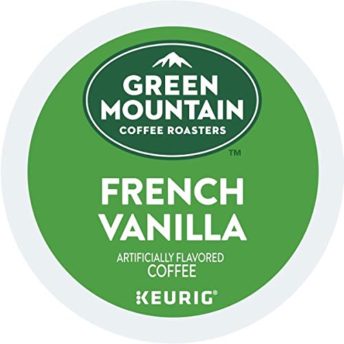 Green Mountain Coffee Roasters French Vanilla, Single-Serve Keurig K-Cup Pods, Flavored Light Roast Coffee, 24 Count