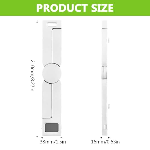Digital Kitchen Scale, Portable Folding Food Scale with LCD Display for Measuring Ingredients, Dog and Cat Foods (White)