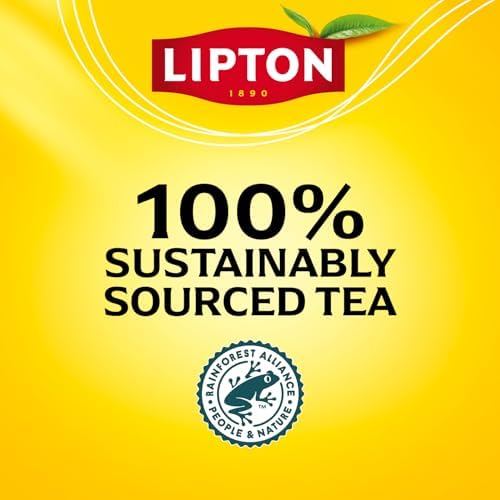 Lipton English Breakfast Tea Bags, Flavored Teabags, 120 Total Bags (20ct - Pack of 6)