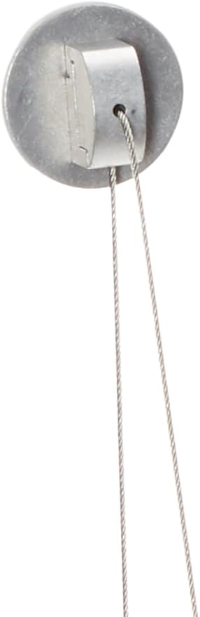 Spancraft Glass CR-10x24-Brushed Steel Crane Glass Shelf, Brushed Steel, 10" x 24"
