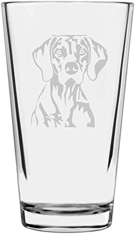 Vizsla Custom Personalized Dog Themed Etched All Purpose 16oz Pint Glass V Vizsla