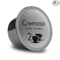 Bristot Cremoso Double Espresso Capsules – Medium Roast – Intense, Creamy, Full-Bodied – 11.2g – Compatible with Lavazza Blue Machines – 50 Count*