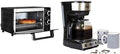 Total Chef Toaster Oven 4 Slice Small Compact Kitchen Appliance + Total Chef 12-Cup Programmable Coffee Maker Stainless Steel Drip Coffee Machine