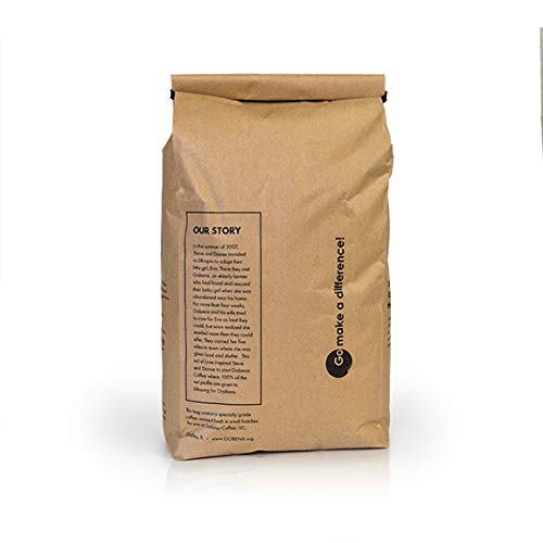 Fair Trade Organic Certified Swiss Water Process Decaf 5 lb Ground, 100% Arabica Specialty Coffee, 80 ounces, 5 pounds, Bulk Coffee