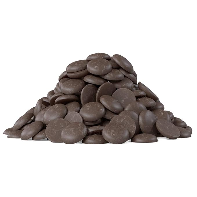 Merckens Dark Melting Chocolate - 5 Pounds of Premium Quality Dark Candy Melts to make a Dubai Chocolate Bar, Cake Pops, Cocoa Bombs, & Homemade Desserts