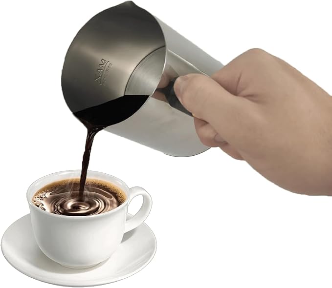 Sadaf One-Touch Mediterranean Coffee Maker – Electric Turkish, Greek, and Armenian Coffee Machine - Stainless Steel Coffee Maker - Foam Control & Overflow Sensor - 250ml, Red