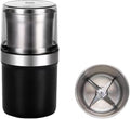 Voltix Electric Multi-Purpose Cup Grinder - Large Capacity Stainless Steel for Wet and Dry Foods, Coffee Grinder, Easy to Clean (US plug, cross-blade cup)