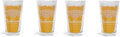 Budweiser Dream Signature Pint Glass - 16 Ounce - Set of 4