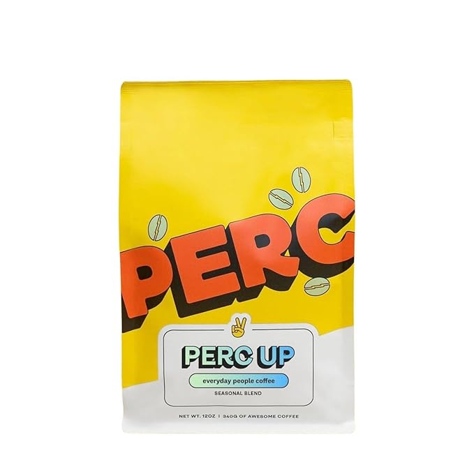 PERC UP - Roasted by Perc Coffee - Freshly Ground Coffee - 12 Ounce Bag