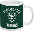 Portland State University Vikings Logo Ceramic Coffee Mug, Novelty Gift Mugs for Coffee, Tea and Hot Drinks, 11oz, White