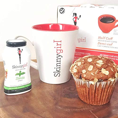 Skinnygirl Flavored Coffee Pods, Salted Caramel Coffee, Single Serve Coffee for Keurig K Cups Machines, Hot or Iced Coffee, Medium Roast Coffee in Recyclable Pods, 24 Count