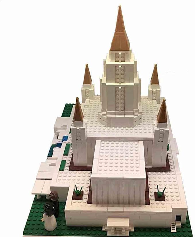 Brick'Em Young Oakland Temple - Pieces - Ages 12+