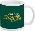 North Dakota State Bison Logo Ceramic Coffee Mug, Novelty Gift Mugs for Coffee, Tea and Hot Drinks, 11oz, White