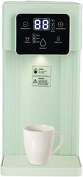 Instant Hot Water Dispenser Filter, 1500W Countertop Water Boiler Warmer, Countertop Electric Kettles with Safety Lock for Office, Bedroom, Living room, Kitchen (Green)
