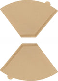 100Count Coffee Filters 8-12 Cups, Disposable Coffee Filters #4,Natural Filters Paper Used for Pour Over and Drip Coffee Maker (coffee filters 8-12 cup, 100, Count)