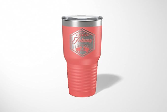 Wrestling Coach gifts, Tumbler, Coach tumbler, Wrestling gifts, Coach Beer glass, Coach gift, Coach gifts, Wrestling Coach (Wrestling Hexagon, Coral, Wrestling Hexagon 30oz Black)
