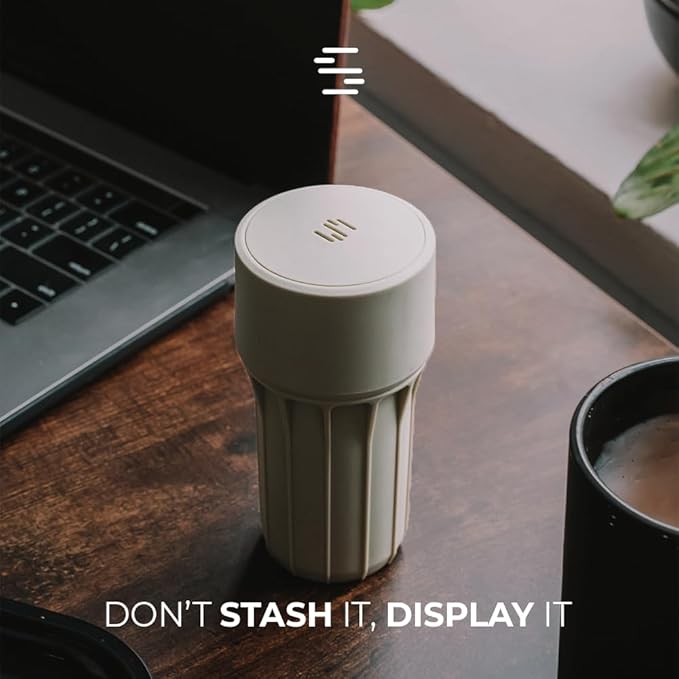 Staze Preserve Vacuum Sealed Storage Jars (148ml) | Patented Smell Proof Containers | Herb Storage & Food Storage Container with Protection - (OG Trio)