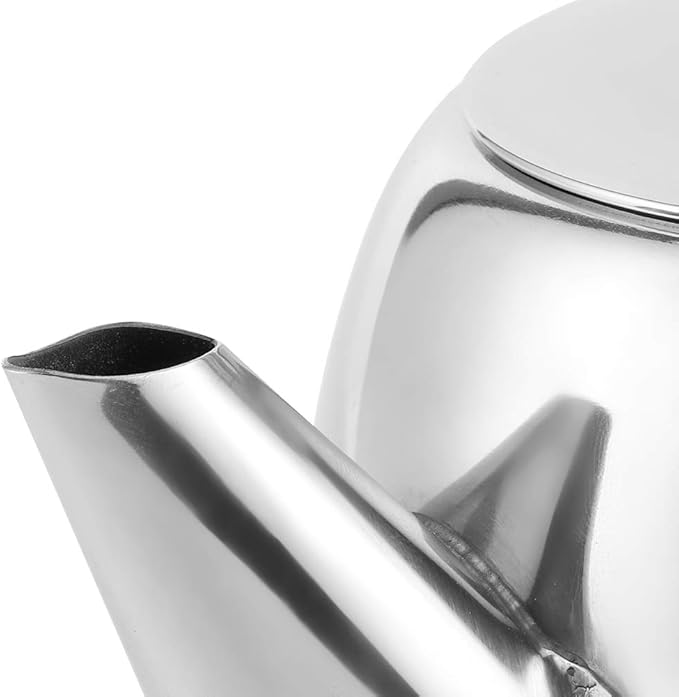Stainless Steel Tea Kettle, 20oz or 32oz Kettle Coffee Pot Teapot Cold Kettle Short Spout for Hotel Restaurant, Living Room, Office (20 ounces)