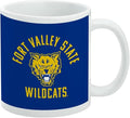 Fort Valley State University Wildcats Logo Ceramic Coffee Mug, Novelty Gift Mugs for Coffee, Tea and Hot Drinks, 11oz, White
