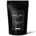 Steel Mill Coffee Co. Butterscotch Toffee Flavored Coffee – Ground – Medium Roast – 100% Arabica Beans – Vegan – Sugar-Free – Gluten-Free – Gourmet Coffee – 2lb Bag