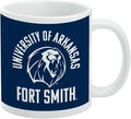 University of Arkansas - Fort Smith Vikings Logo Ceramic Coffee Mug, Novelty Gift Mugs for Coffee, Tea and Hot Drinks, 11oz, White