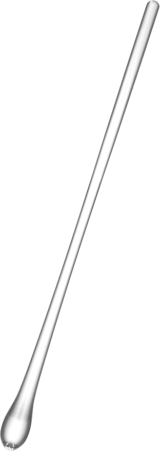 Glass - Stirrer Stick - 13" Long- for Mixing Cocktails - Drinks - Glass Stir Rod - Bar Cocktail Shaker - Made in Europe -by Barski