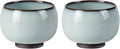 Tea Cup Set of 2 Porcelain Small Tea Cups 4oz Handmade Japanese Tea Cup Set, Asian Ceramic Teacups for Home, Party, Office, Chinese Kung Fu Tea Set for Hot/Cold Drink (Meditation-Imperial Kiln)
