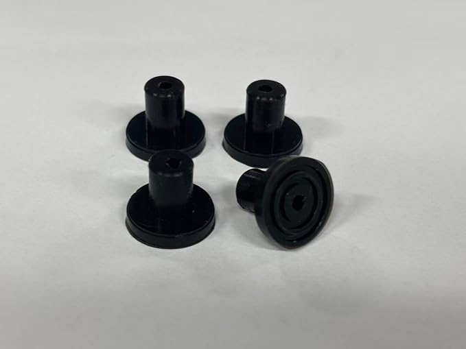 Rubber Feet Bumper for Cuisinart Coffee Grinder DBM-8P1, Anti-Slip Replacement Feet for Cuisinart Espresso Grinder Machine, Durable Push-in Base Bumpers for Stability & Scratch Protection - 4 Pack