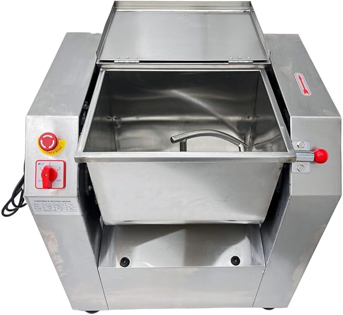INTSUPERMAI 110V Commercial Dough Mixer Machine 25 KG Kneading Capacity Electric Food Mixer Flour Mixer 2200W/2.95HP for Dough Mixing Kneading