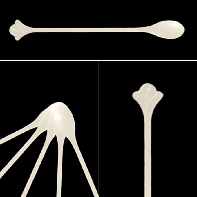 200 Pcs Coffee Cocktail Stirrer Stick Spoon Disposable Plastic Mini Stir Cup Drink Kitchen Dining Coffee Tea Spoon, Utensils Accessories Bar Restaurant