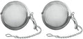 3 Inch Tea Ball Infuser – 2 PCS Stainless Steel Mesh Strainer for Loose Leaf Tea, Spices, Herbs – Reusable Tea Steeper – Dishwasher Safe – Metal Tea Filter