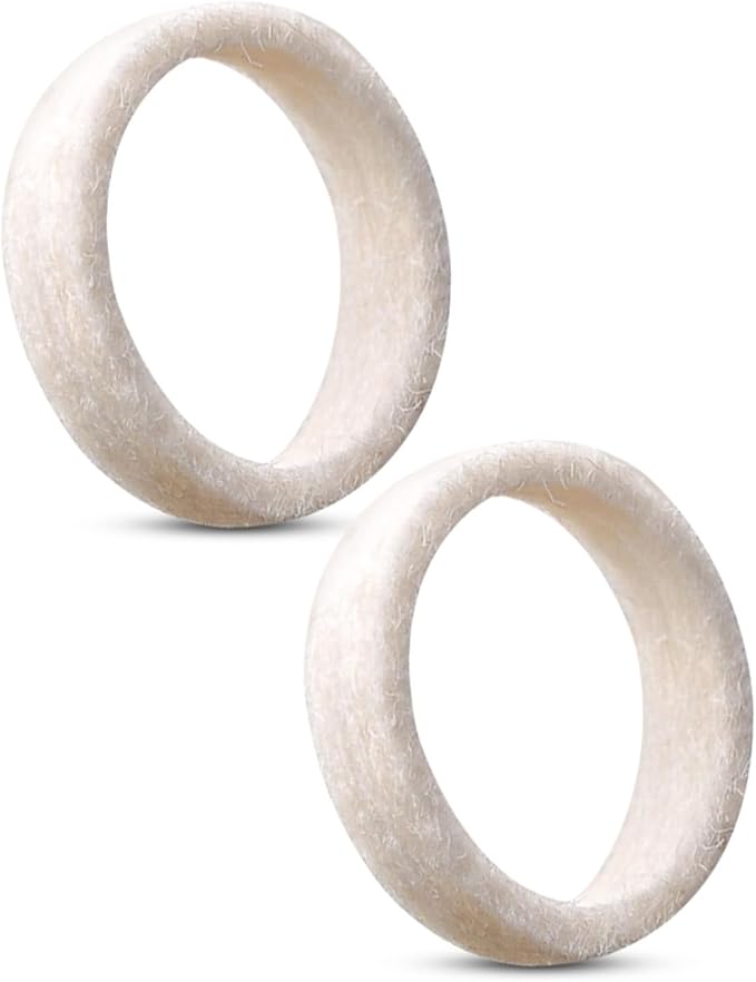 Felt Cushion Ring for Coffee Machine Grinder Wool Fit for Breville Espresso BES870 BES878 BES880 BES980 BES990 BCG600 BCG820, Coffee Machine Cleaning Gasket Replace SP0001575, 2 Pack