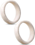 Felt Cushion Ring for Coffee Machine Grinder Wool Fit for Breville Espresso BES870 BES878 BES880 BES980 BES990 BCG600 BCG820, Coffee Machine Cleaning Gasket Replace SP0001575, 2 Pack