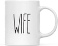 Andaz Press Simple Rustic Farmhouse Kitchen Decor 11oz. Ceramic Coffee Tea Mug Gift, Wife, 1-Pack, Birthday Christmas Gift Ideas for Family, Friends