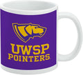 University of Wisconsin-Stevens Point Pointers Logo Ceramic Coffee Mug, Novelty Gift Mugs for Coffee, Tea and Hot Drinks, 11oz, White