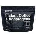 Strong Coffee Co. Instant Black Coffee | Organic Coffee with Nootropics & Adaptogens, NeuroFactor®, L-Theanine, Ashwagandha, Reishi & MCT Oil | No Jitters, No Crash (1, 30 Servings)