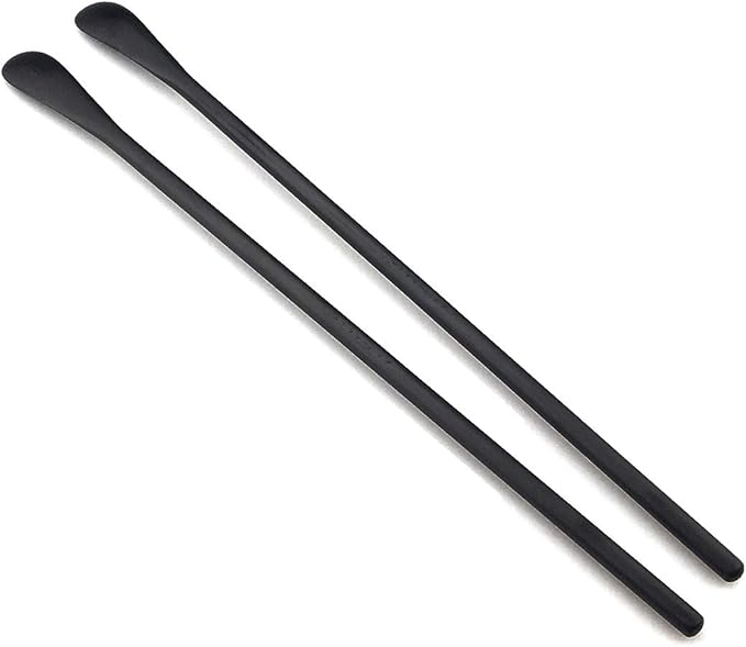 JASHII Matte Long Handle Spoon Cocktail Mixing Stirring Spoons Iced Tea Coffee Spoons with 8.6 inch Long Handle Brushed SUS304 Stainless Steel, 6-Piece