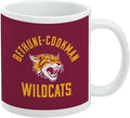 Bethune-Cookman Wildcats Logo Ceramic Coffee Mug, Novelty Gift Mugs for Coffee, Tea and Hot Drinks, 11oz, White