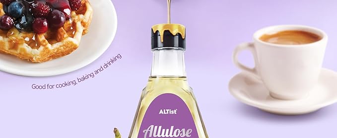 ALTist Allulose Syrup Sweetener – Zero Calorie Liquid Sugar Alternative, Keto, Vegan, Non-GMO, Plant-Based | 1:1 Sugar Replacement, No Net Carbs, Zero Fat, 17.7 fl oz x 2 Bottle - Original