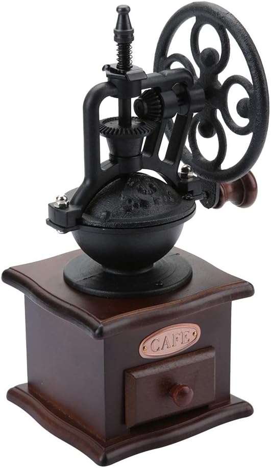 Vintage Style Manual Coffee Grinder, Manual Coffee Bean Grinder, Pepper Spice Hand Mill, Retro Design Coffee Bean Hand Grinder