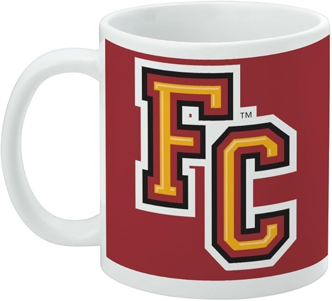 Flagler College Saints Logo Ceramic Coffee Mug, Novelty Gift Mugs for Coffee, Tea and Hot Drinks, 11oz, White
